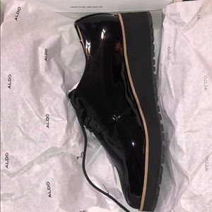 Patent leather plush